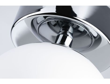 Lampa sufitowa łazienkowa GOVE LED 5W 400lm 3000K IP44 230V chrom satyna / metal - 3