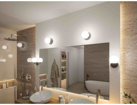 Lampa sufitowa łazienkowa GOVE LED 5W 400lm 3000K IP44 230V chrom satyna / metal - 4