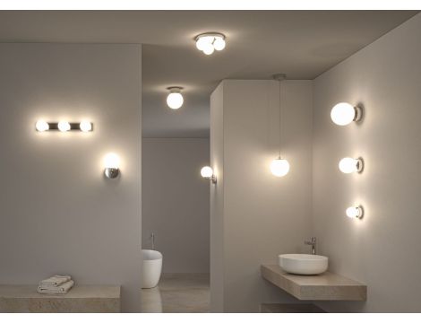 Lampa sufitowa łazienkowa GOVE LED 9W 900lm 3000K IP44 230V chrom satyna / metal - 4