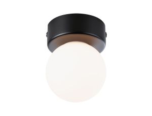 Lampa sufitowa łazienkowa GOVE LED G9 max.20W IP44 230V czarny matowy / metal - image 2