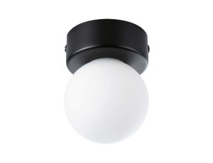 Lampa sufitowa łazienkowa GOVE LED G9 max.20W IP44 230V czarny matowy / metal