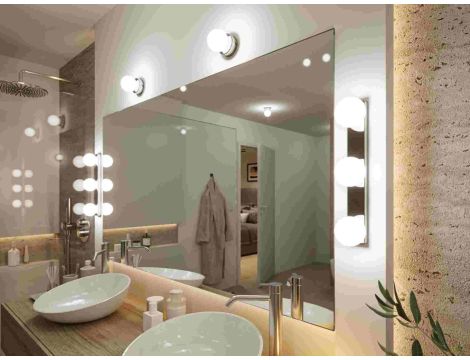 Lampa ścienna łazienkowa GOVE LED nad lustro G9 max.3x20W IP44 230V chrom satyna / metal - 2