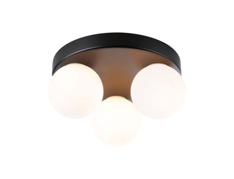 Lampa sufitowa łazienkowa GOVE LED G9 max.3x20W IP44 230V czarny matowy / metal - 2