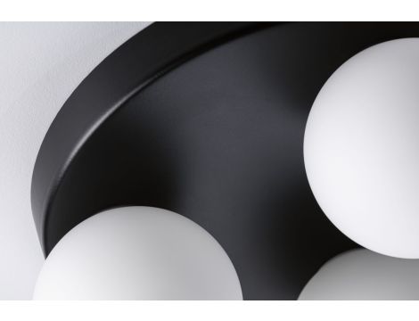 Lampa sufitowa łazienkowa GOVE LED G9 max.3x20W IP44 230V czarny matowy / metal - 3