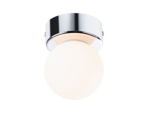 Lampa sufitowa łazienkowa GOVE G9 max.20W IP44 230V chrom satyna / metal - image 2