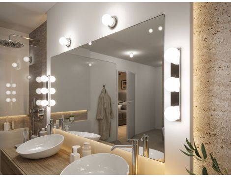 Lampa sufitowa łazienkowa GOVE G9 max.20W IP44 230V chrom satyna / metal - 5