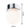 Lampa sufitowa łazienkowa GOVE G9 max.20W IP44 230V chrom satyna / metal - 7