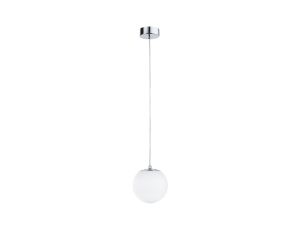 Lampa wisząca łazienkowa GOVE LED 9W 900lm 3000K IP44 230V chrom satyna / metal