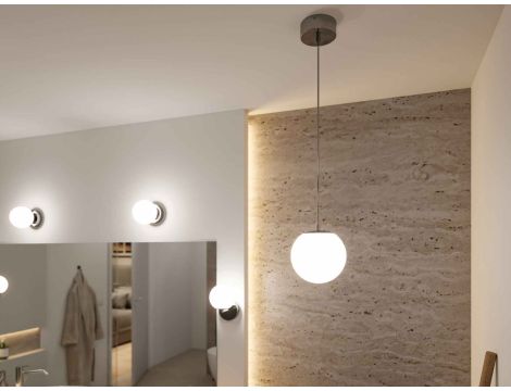 Lampa wisząca łazienkowa GOVE LED 9W 900lm 3000K IP44 230V chrom satyna / metal - 4