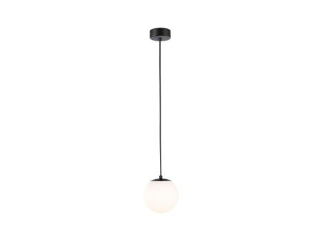 Lampa wisząca łazienkowa GOVE LED 9W 900lm 3000K IP44 230V czarny matowy / metal / szkło - 2