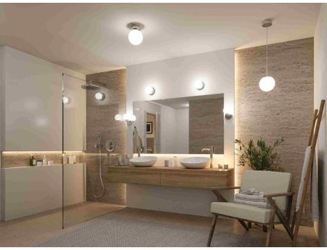 Lampa ścienna łazienkowa GOVE LED 5W 400lm 3000K IP44 230V chrom satyna / metal - 5