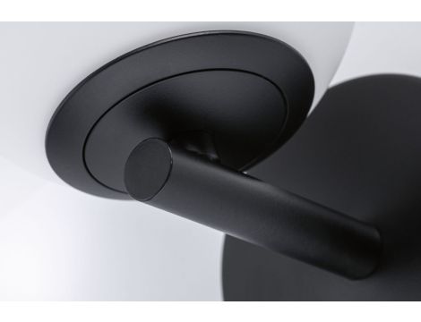 Lampa ścienna łazienkowa GOVE LED 5W 400lm 3000K IP44 230V czarny matowy / metal / szkło - 3