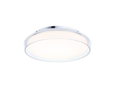 Plafoniera LUENA LED 16.5W 860lm okragła 350mm 3000K IP44 230V szkło chrom / metal