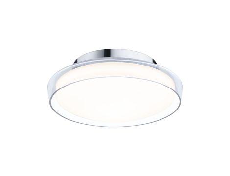 Plafoniera LUENA LED 11.5W 600lm okragła 250mm 3000K IP44 230V szkło chrom / metal