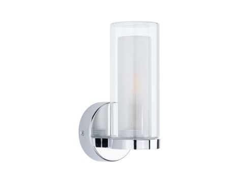 Lampa ścienna LUENA E14 max. 20W IP44 230V szkło chrom / metal - 2