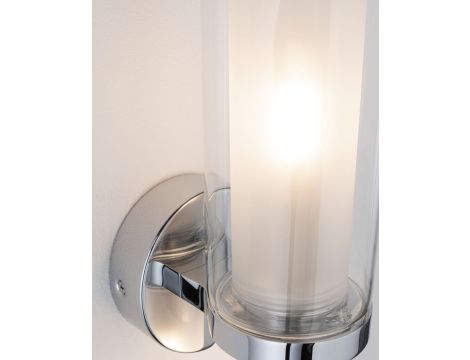 Lampa ścienna LUENA E14 max. 20W IP44 230V szkło chrom / metal - 3