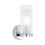 Lampa ścienna LUENA E14 max. 20W IP44 230V szkło chrom / metal - 2