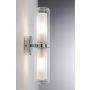 Lampa ścienna LUENA E14 max. 2x20W IP44 230V szkło chrom / metal - 5