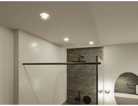 Oprawa do wbudowania LUENA GU10 max. 35W IP65 230V biały szkło / metal - 3