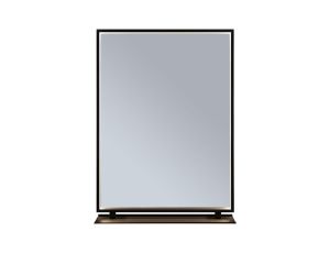 Lustro łazienkowe ścienne MIRO LED 11W 180lm 2700/4000/6500K 620X450mm IP44 230V czarny matowy / metal / lustro