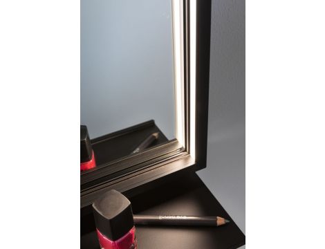 Lustro łazienkowe ścienne MIRO LED 11W 180lm 2700/4000/6500K 620X450mm IP44 230V czarny matowy / metal / lustro - 8