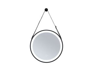 Lustro łazienkowe ścienne MIRO LED 7.5W 200lm 2700/4000/6500K 400mm IP44 230V czarny matowy / metal / lustro - image 2
