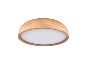 Lampa sufitowa OKA LED 24W 950lm 3000/4000/6500K IP44 230V drewnopodobny / tworzywo sztuczne