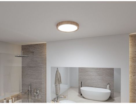 Plafoniera łazienkowa TEGA LED 22.5W 1200lm 3000/4000/6500K IP44 230V drewnopodobny / tworzywo sztuczne - 4