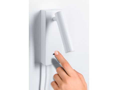 Oprawa ścienna HULDA LED DIM USB-C 2.5W 130lm 3000K 230V biały matowy / metal - 3