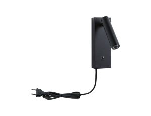 Oprawa ścienna HULDA LED DIM USB-C 2.5W 130lm 3000K 230V czarny matowy / metal - image 2