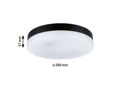 Plafoniera AMALIE LED DIM 16W 280mm 1000lm 2700K IP20 230V czarny matowy / aluminium - 6