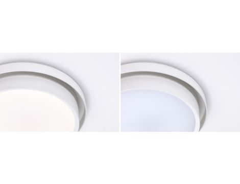 Plafoniera MALIK LED 3-STEP DIM 13.5W 280mm 850lm 2700K IP20 230V biały / tworzywo sztuczne - 3