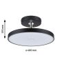 Oprawa sufitowa HILDOR LED DIM 26.5W 400mm 2100lm 2700K 230V czarny matowy/ metal - 7