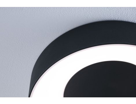 Plafoniera CASCA LED 23W 2100lm okrągła 400mm 2700/4000/6500K IP44 230V czarny matowy / tworzywo sztuczne - 3