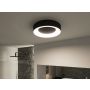 Plafoniera CASCA LED 23W 2100lm okrągła 400mm 2700/4000/6500K IP44 230V czarny matowy / tworzywo sztuczne - 6