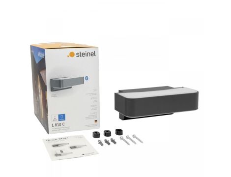Lampa elewacyjna bez czujnika Steinel L 810 C LED Connect 9,8W 3000K 679lm IP44 IK03 230V antracyt / aluminium - 4