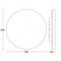 Oprawa z czujnikiem ruchu i zmierzchu RS PRO R20 plus SC HF Bluetooth Mesh 15,86W LED 1823lm 3000K światło bazowe IP40 IK07 230V biała/ tworzywo sztuczne - 4