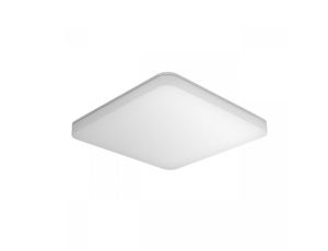 Oprawa z czujnikiem ruchu i zmierzchu RS PRO S20 Q basic SC 15,38W LED HF Bluetooth Mesh 1826lm 3000K IP40 IK07 230V światło bazowe kwadrat biała / aluminium / tworzywo sztuczne