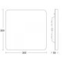 Oprawa z czujnikiem ruchu i zmierzchu RS PRO R20 Q plus SC HF Bluetooth Mesh 15,86W LED 1826lm 3000K światło bazowe IP40 IK07 230V kwadrat biała/ tworzywo sztuczne - 4