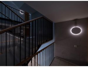 Oprawa z czujnikiem ruchu i zmierzchu RS PRO R30 plus SC HF Bluetooth Mesh 23,7W LED 2813lm 3000K światło bazowe IP40 IK07 230V biała/ tworzywo sztuczne - image 2