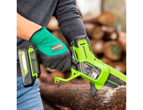 24V minipilarka łańcuchowa Greenworks G24MCS10K2 zestaw ładowarka + aku 2Ah - 4