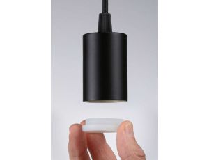 Lampa sufitowa RAVI E27 max.60W IP44 230V czarny matowy / metal - image 2