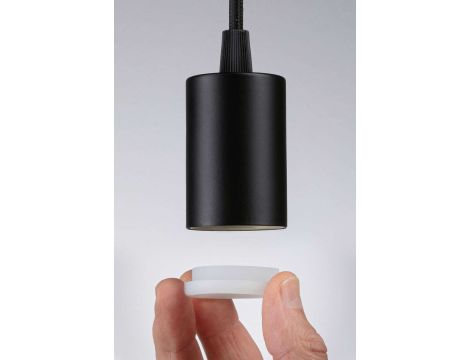 Lampa sufitowa RAVI E27 max.60W IP44 230V czarny matowy / metal - 2