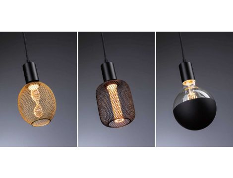 Lampa sufitowa RAVI E27 max.60W IP44 230V czarny matowy / metal - 4