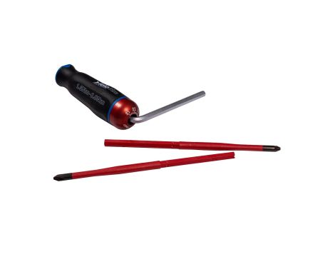 Wkrętak dynamometryczny NM 1.5-3.0 + dwie izolowane klingi VDE Z2 oraz PH2 - 2