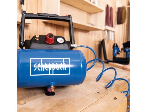 Kompresor Scheppach HC06 6 L + zestaw akcesoriów - 2