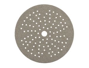 Wielootworowe krążki ścierne gr. 80 do szlifierek mimośrodowych na rzep, fi 125 mm  (5 sztuk) Wolfcraft