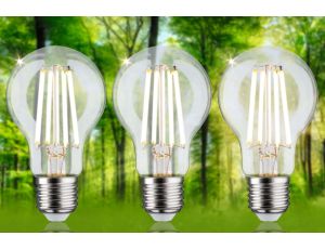 Źródło światła LED AGL 60 3X4W 840lm E27 3000K 230V przezroczysty / szkło - image 2