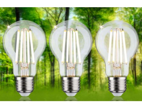 Źródło światła LED AGL 60 3X4W 840lm E27 3000K 230V przezroczysty / szkło - 2