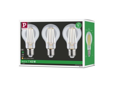 Źródło światła LED AGL 60 3X4W 840lm E27 3000K 230V przezroczysty / szkło - 3